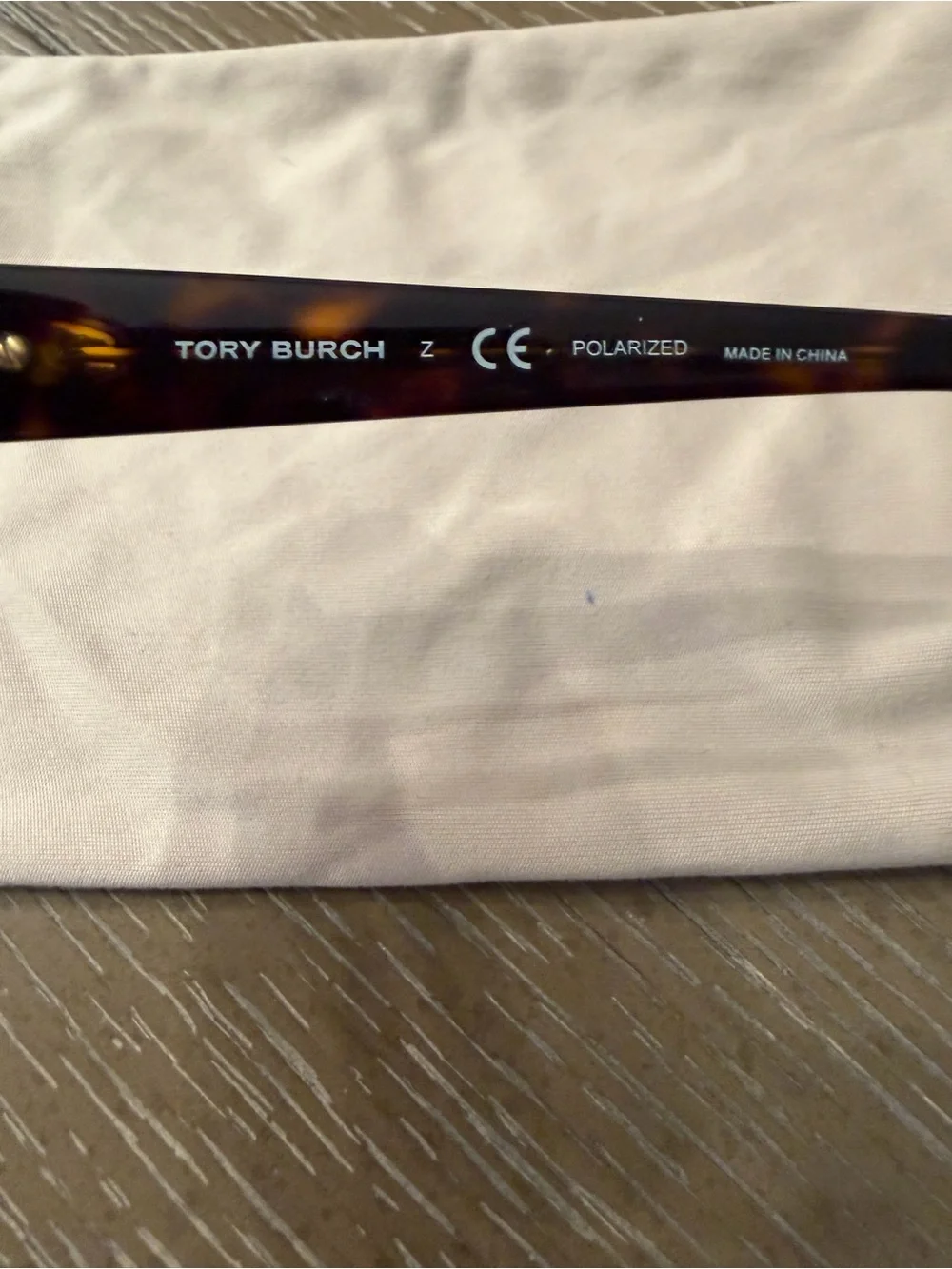 Tory Burch Brown Gradient Oversized Sunglasses with Orange Case
